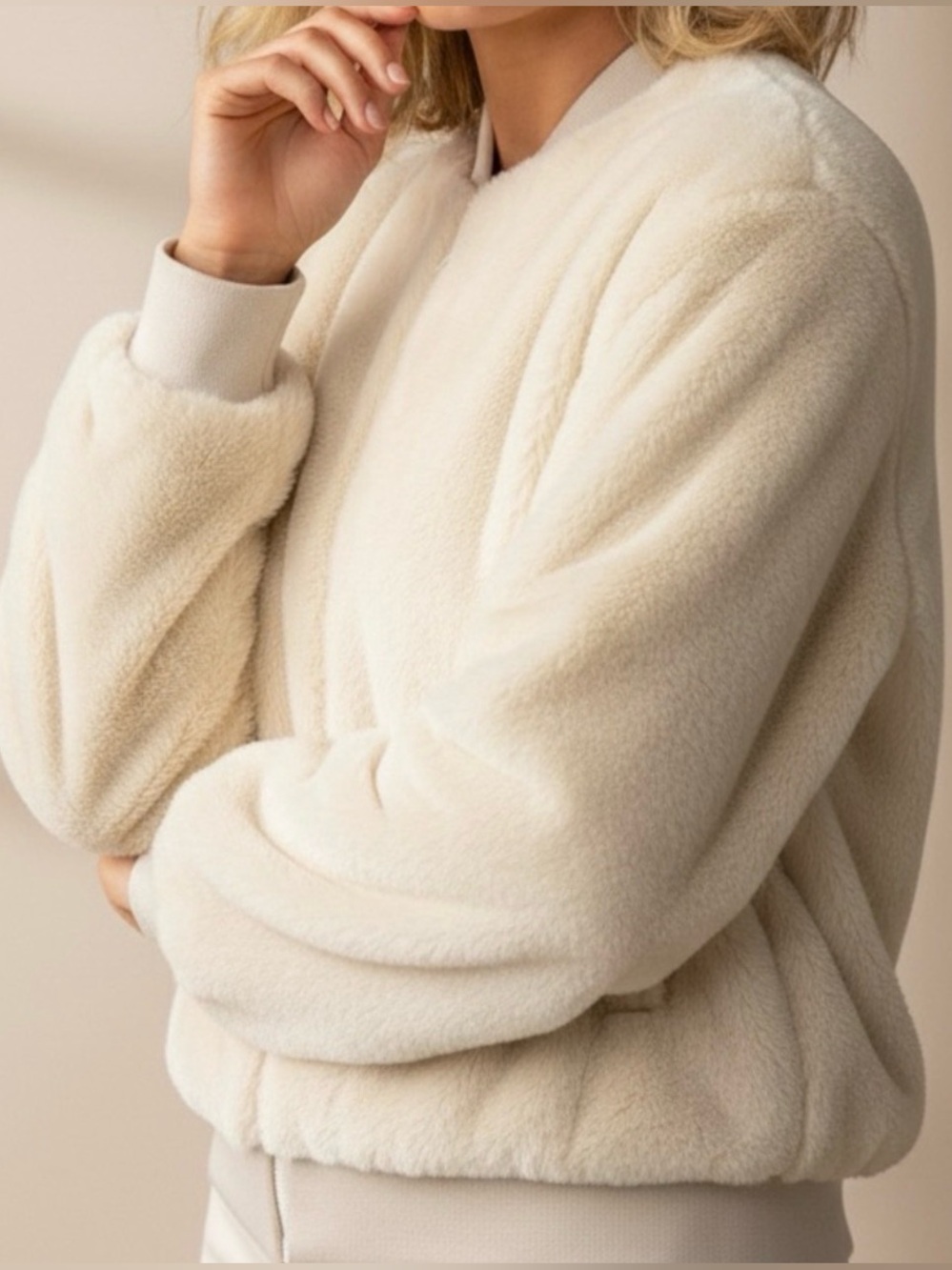 Aritzia Babaton | Faux-Fur Bomber Jacket